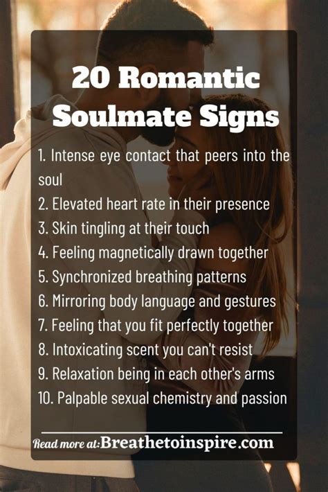 10 signs of a soulmate.